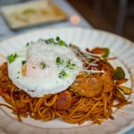 Mochi Mochi Napolitan Spaghetti ($18)<br/>